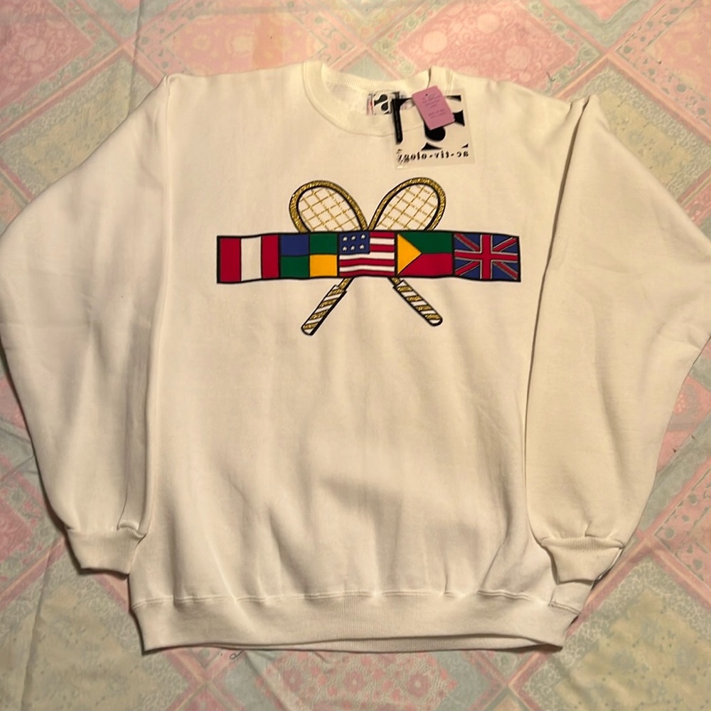 New Sweatshirt Tennis Logo